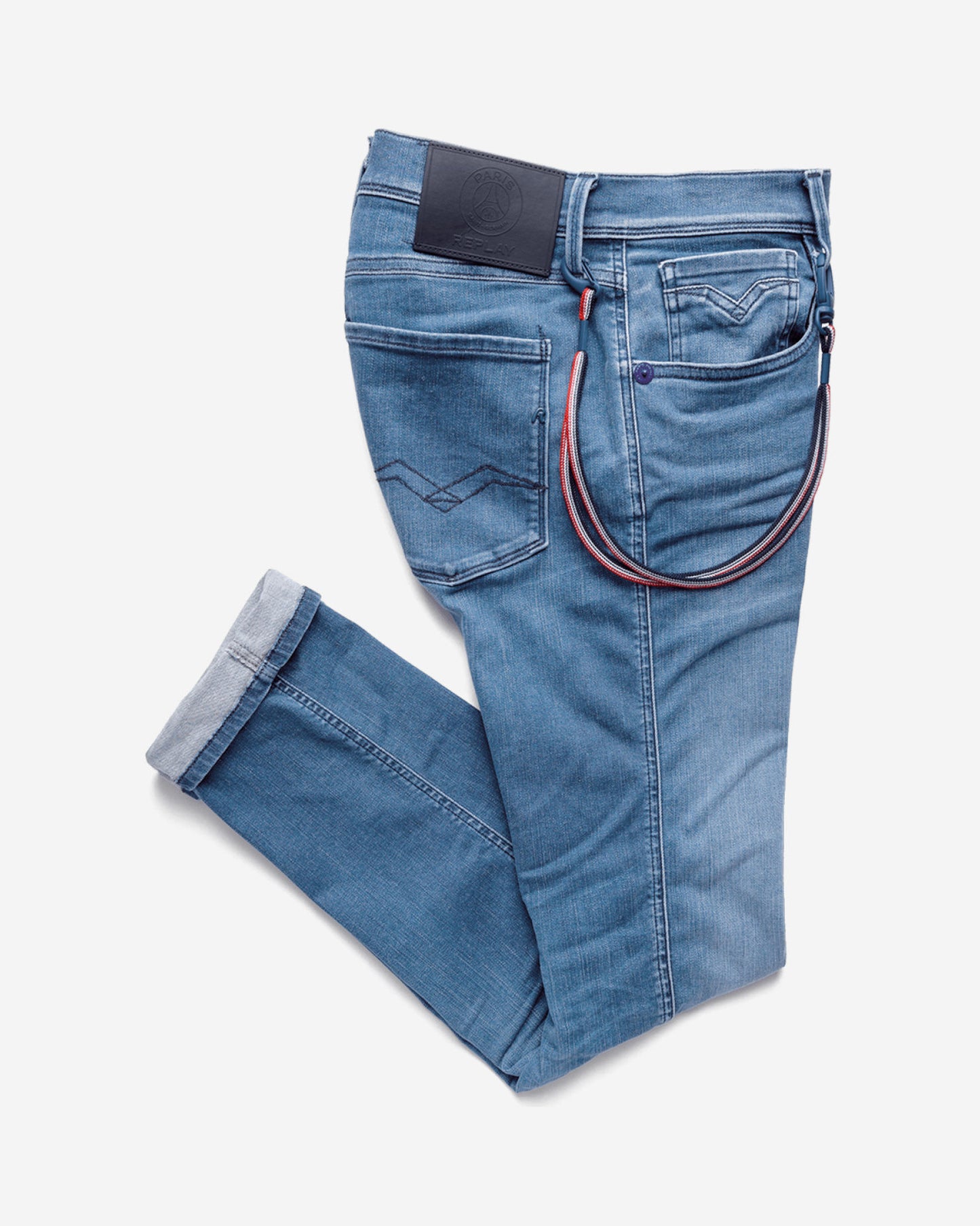 بنطال جينز ريبلاي PSG ANBASS HYPERFLEX BIO SLIM-FIT