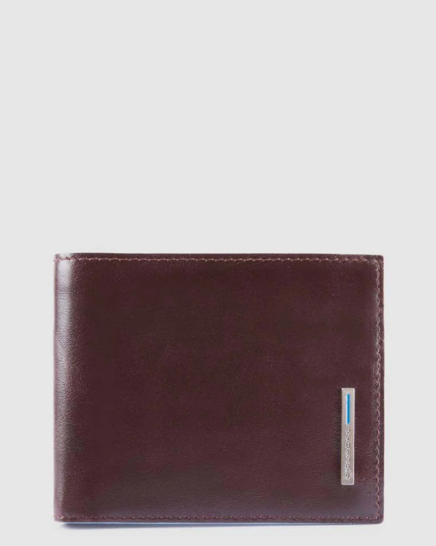 BLUE SQUARE MEN¿S LEATHER WALLET WITH FLIP UP ID WINDOW COIN POCKET CREDIT CARD SLOTS AND RFID PROTECTION MAGAGANY