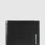 Piquadro Blue Square RFID Protection Leather Wallet Black