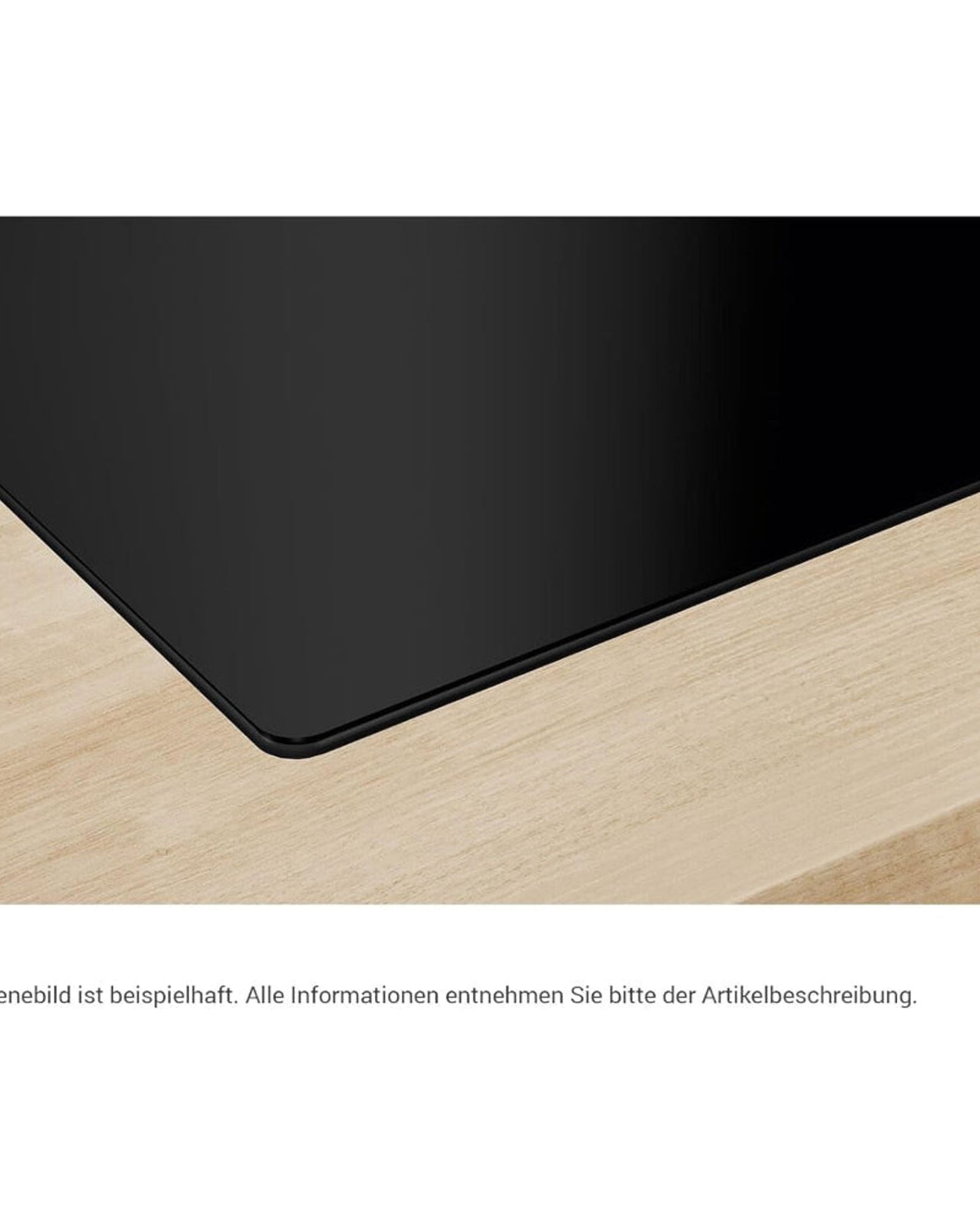 بوش، 80 سم، موقد حثي بدون إطار مع شفاط هواء هابط - PVS811B16E أسود