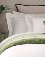 بياضات أسرّة كريستي "500TC Hygro Cotton Sateen" بخياطة جانبية - ورق رق