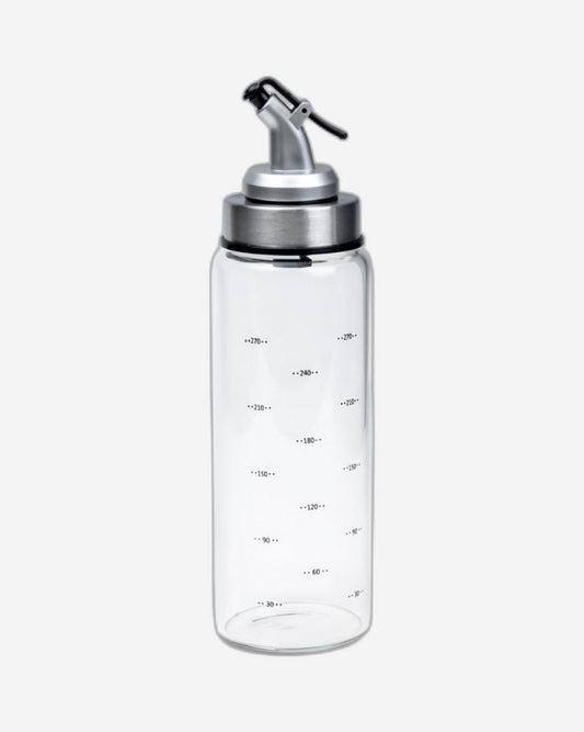 موزع زيت زجاجي من البورسليكات من كوزين آرت، 250 مل، شفاف