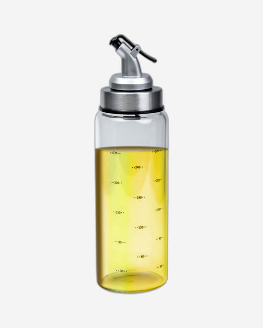 موزع زيت زجاجي من البورسليكات من كوزين آرت، 250 مل، شفاف