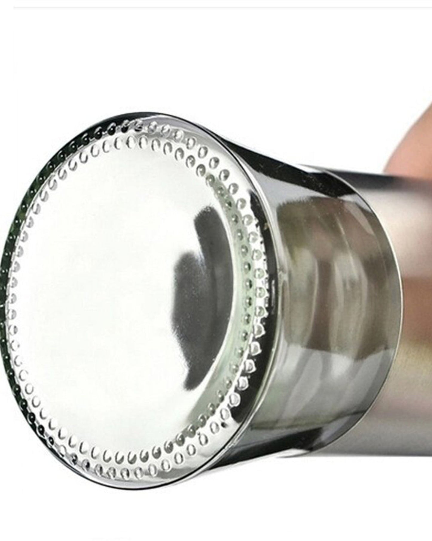 زجاجة زيت زجاجية بنكهة الليمون والصودا من كويزين آرت، 300 مل، فضية وشفافة