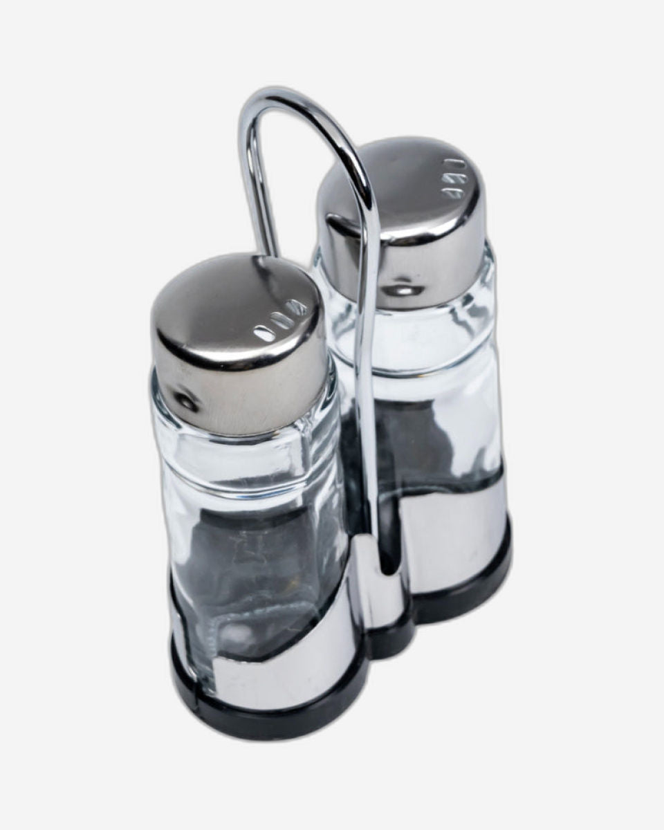 طقم أكواب زجاجية من كويزين آرت بنكهة الليمون والصودا والملح والفلفل، 40 مل، قطعتين، شفاف