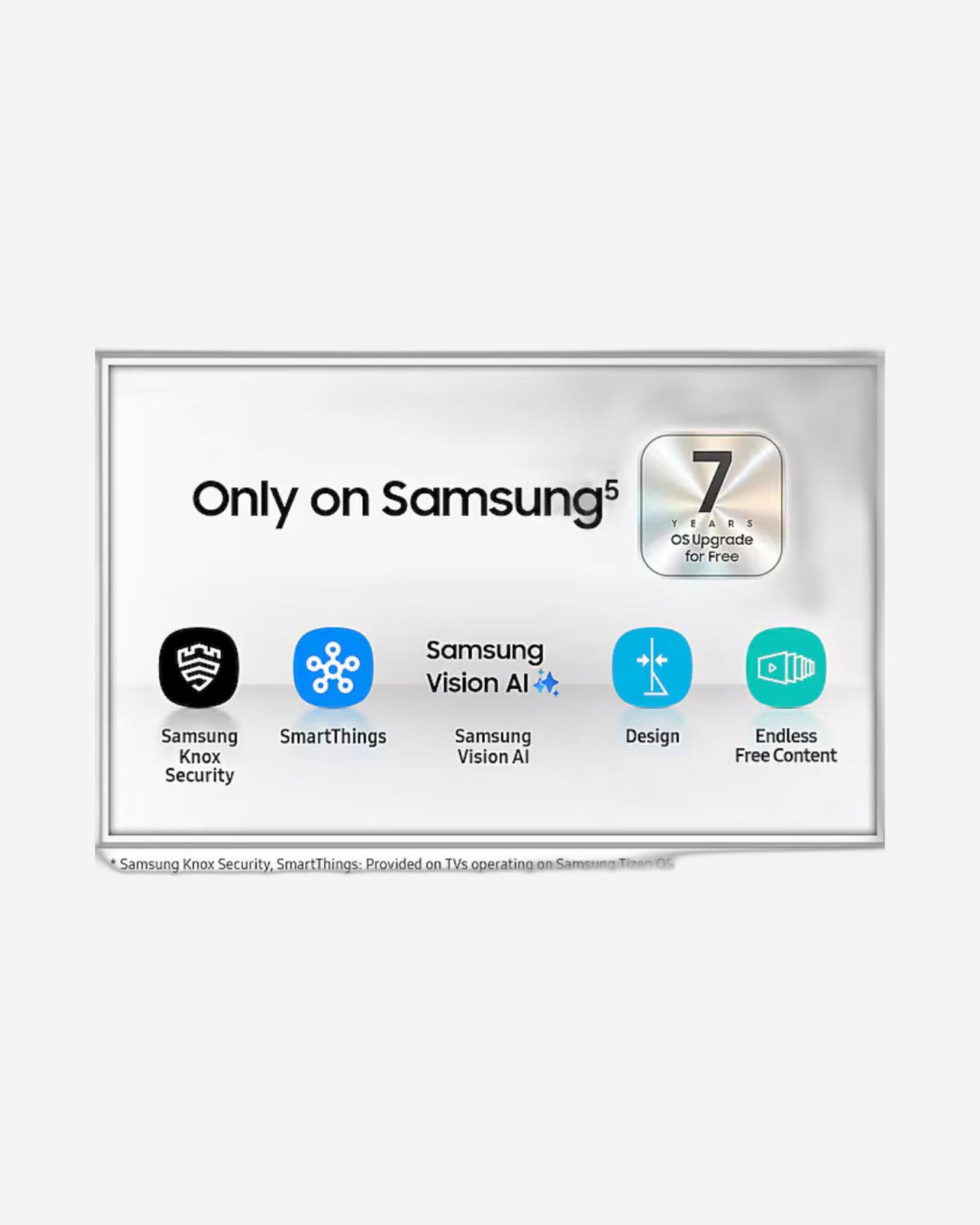 تلفزيون سامسونج الذكي QLED بإطار 4K مقاس 55 بوصة - QA55LS03FAUXZN | سلسلة لايف ستايل، وضع فني، إطار قابل للتخصيص