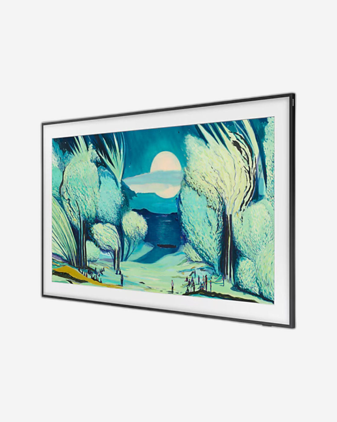 تلفزيون سامسونج الذكي QLED بإطار 4K مقاس 55 بوصة - QA55LS03FAUXZN | سلسلة لايف ستايل، وضع فني، إطار قابل للتخصيص