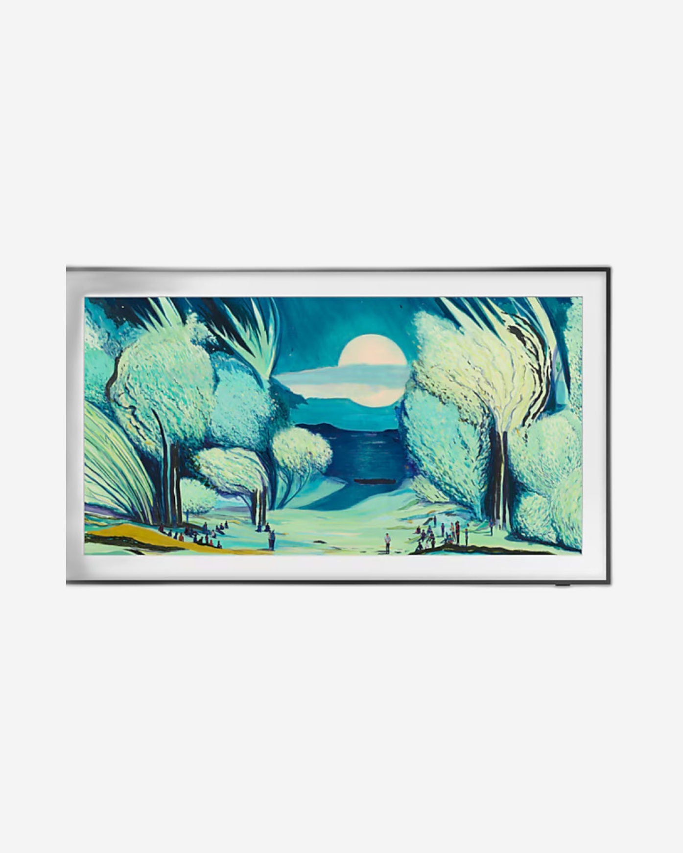 تلفزيون سامسونج الذكي QLED بإطار 4K مقاس 55 بوصة - QA55LS03FAUXZN | سلسلة لايف ستايل، وضع فني، إطار قابل للتخصيص