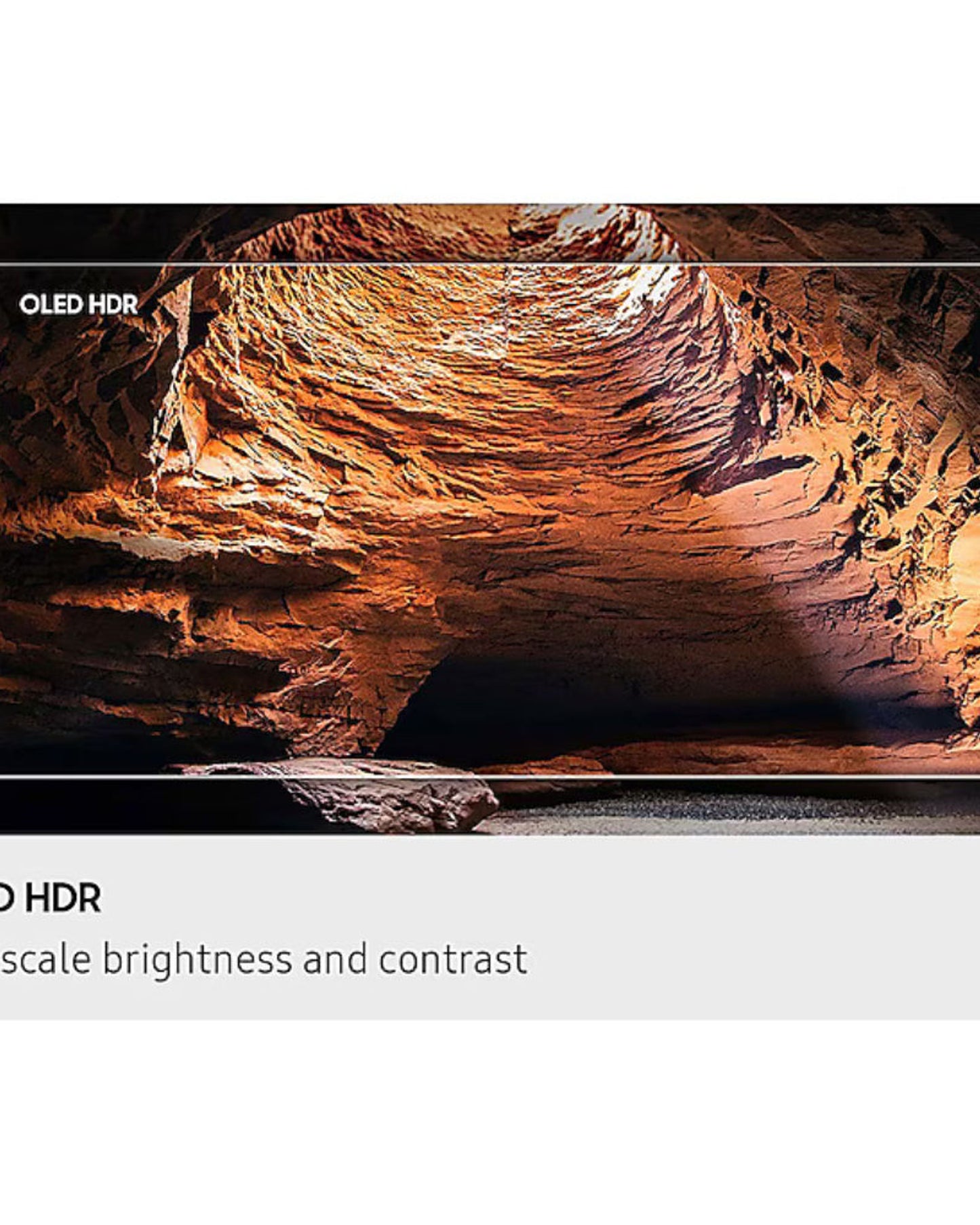 تلفزيون سامسونج الذكي OLED 4K مقاس 55 بوصة - Vision AI HDR Dolby Atmos أسود (QA55S85FAEXZN)