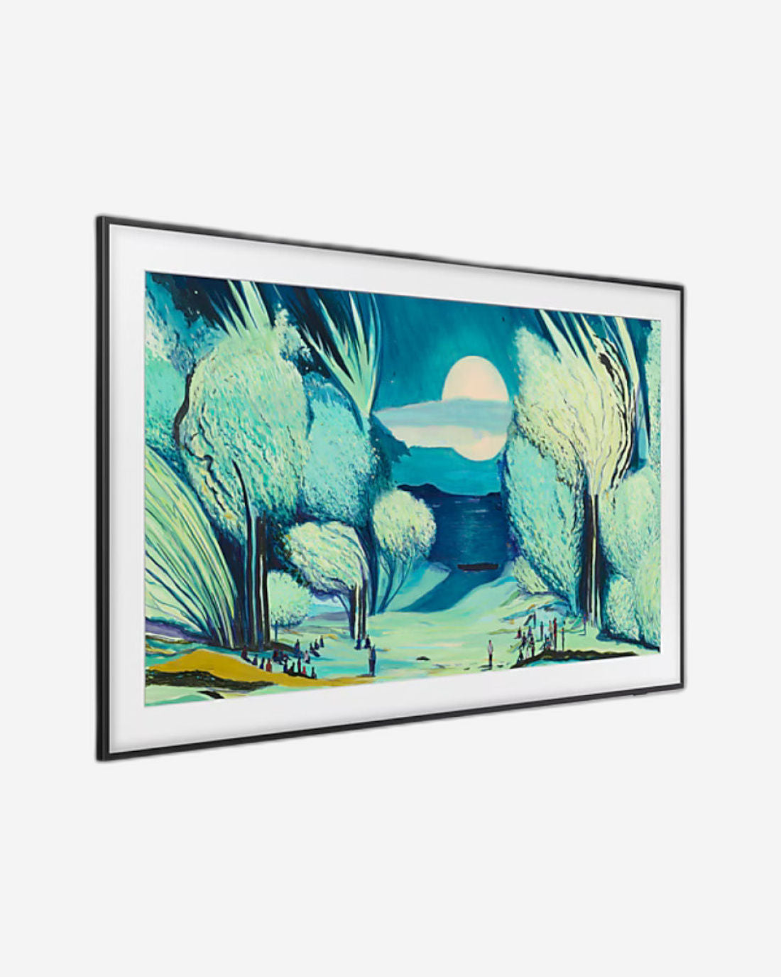 تلفزيون سامسونج الذكي 65 بوصة، إطار QLED 4K، شاشة عرض غير لامعة، وضع فني، أسود (QA65LS03FAUXZN)