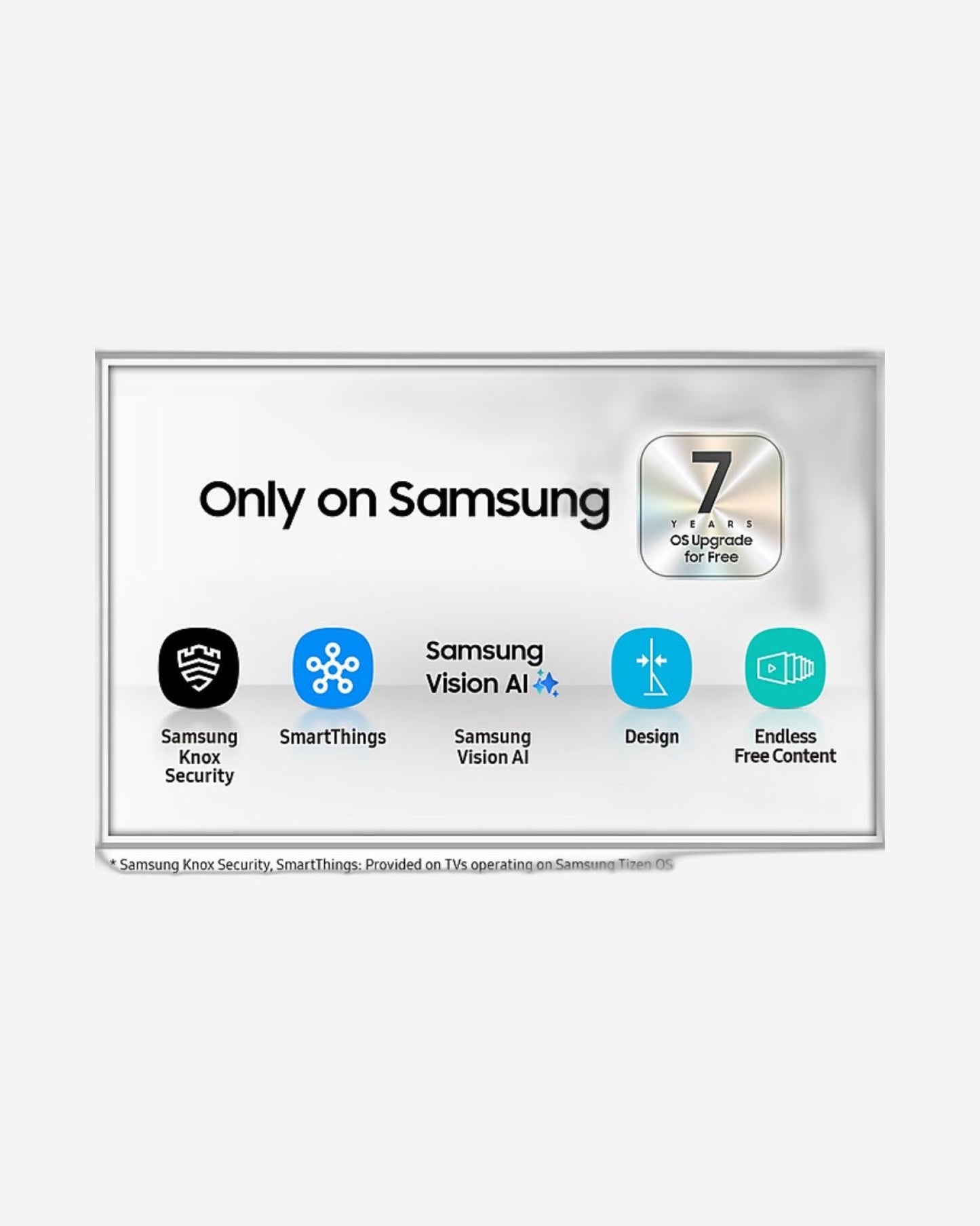 تلفزيون سامسونج الذكي 4K QLED مقاس 75 بوصة - QA75Q7FAAUXZN | تقنية Quantum HDR، Q-Symphony، تصميم AirSlim