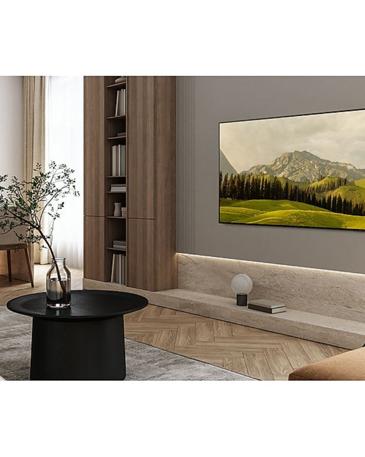 تلفزيون سامسونج الذكي OLED بدقة 4K مقاس 83 بوصة - QA83S85FAEXZN | تصميم نحيف للغاية، وتقنية Dolby Atmos، ومعالج Neural Quantum بدقة 4K