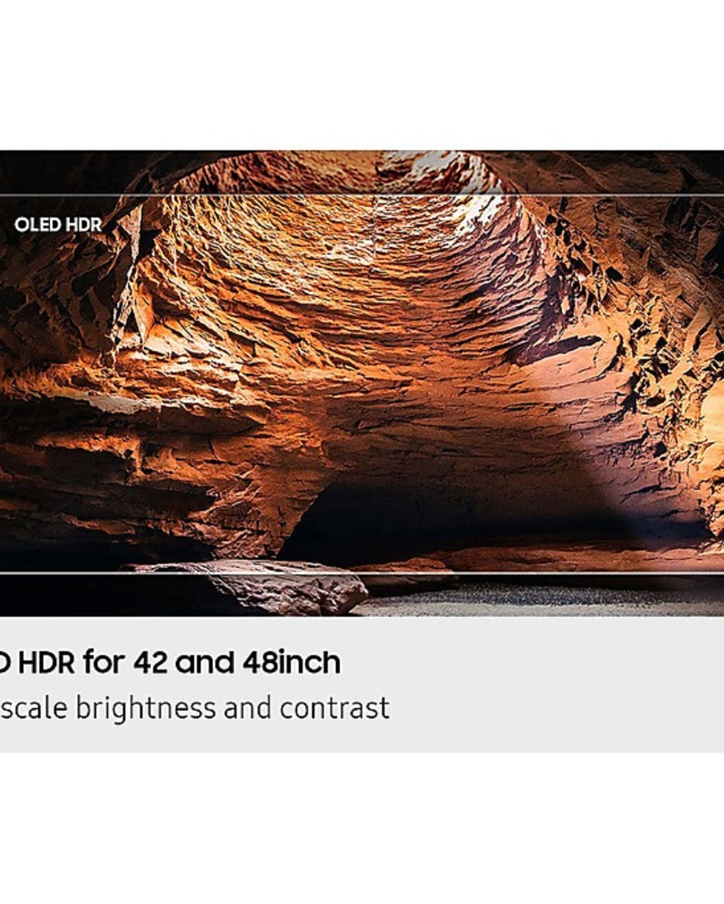 تلفزيون سامسونج الذكي OLED S90F 4K مقاس 83 بوصة - ميزات HDR Pro الذكية الخالية من الوهج (QA83S90FAEXZN)
