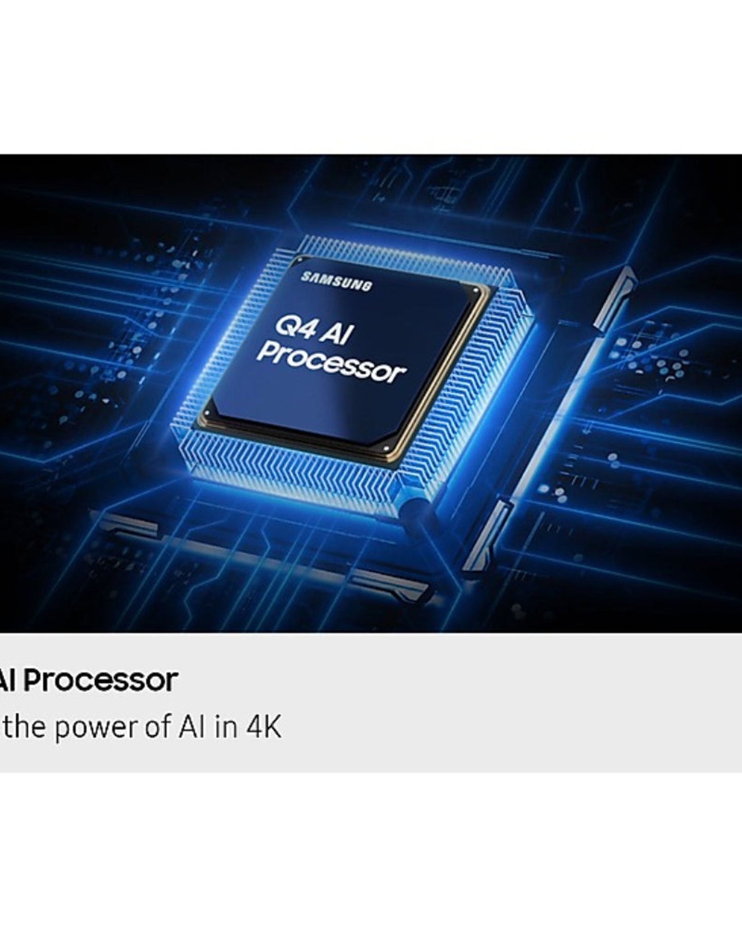 تلفزيون سامسونج الذكي 4K QLED مقاس 85 بوصة - QA85Q7FAAUXZN | معالج كوانتم 4K، ومحور ذكي، ومسرع حركة توربو+