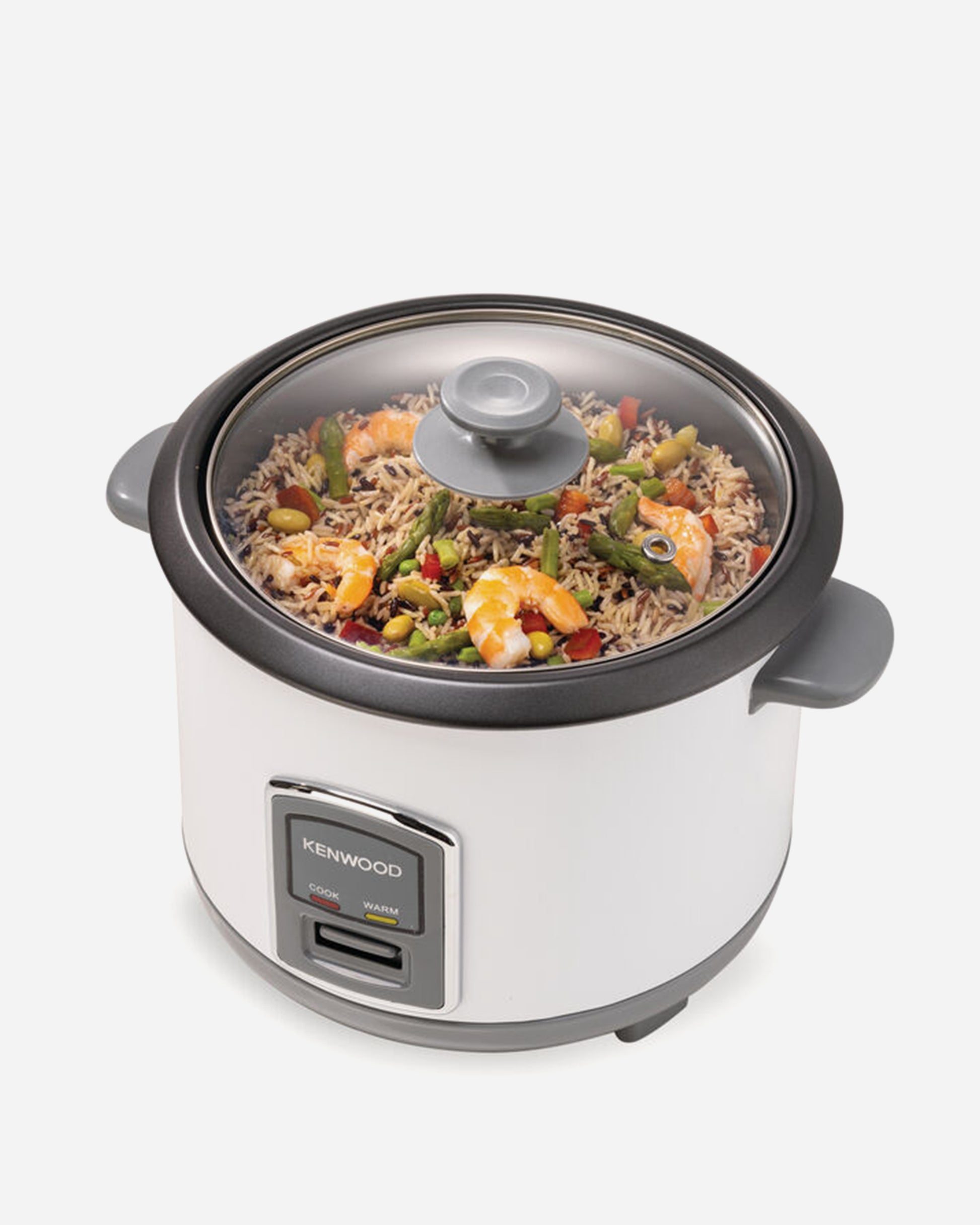 KENWOOD 2-in-1 Rice Cooker 1.8L 10-Cup RCM18.000WH White