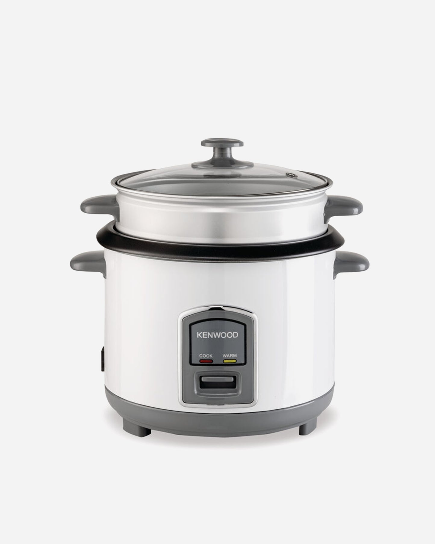 كينوود قدر طهي الأرز 2 في 1 سعة 1.8 لتر 10 أكواب RCM18.000WH أبيض