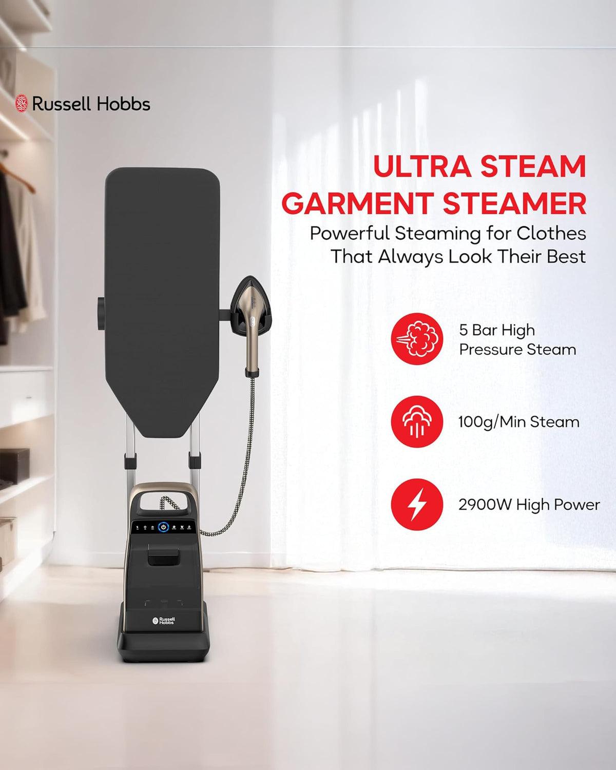 Russell Hobbs GS103 Professional Steam Generator Iron 2900W Beige