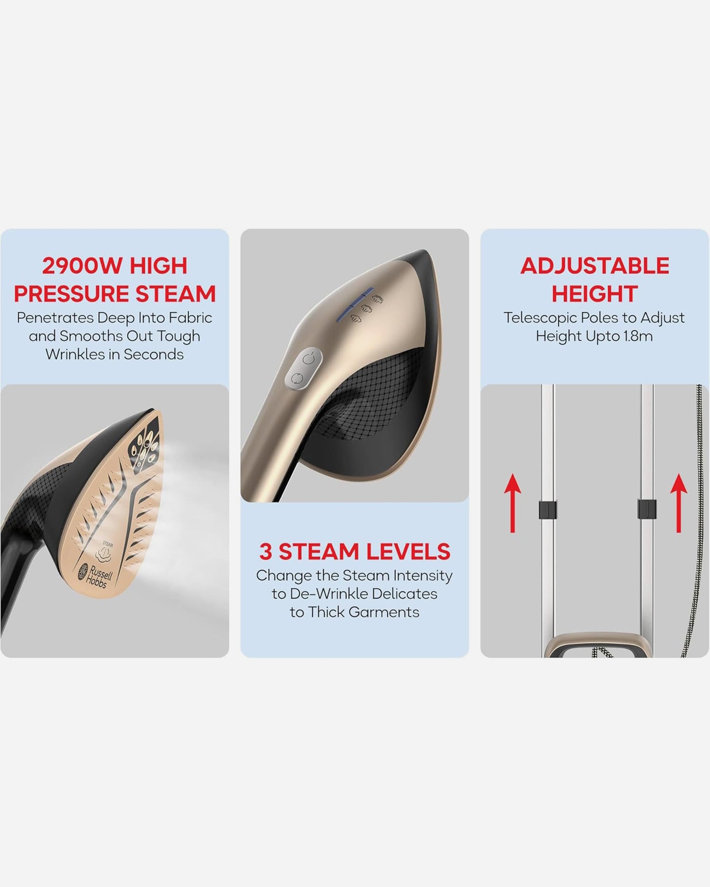 Russell Hobbs GS103 Professional Steam Generator Iron 2900W Beige