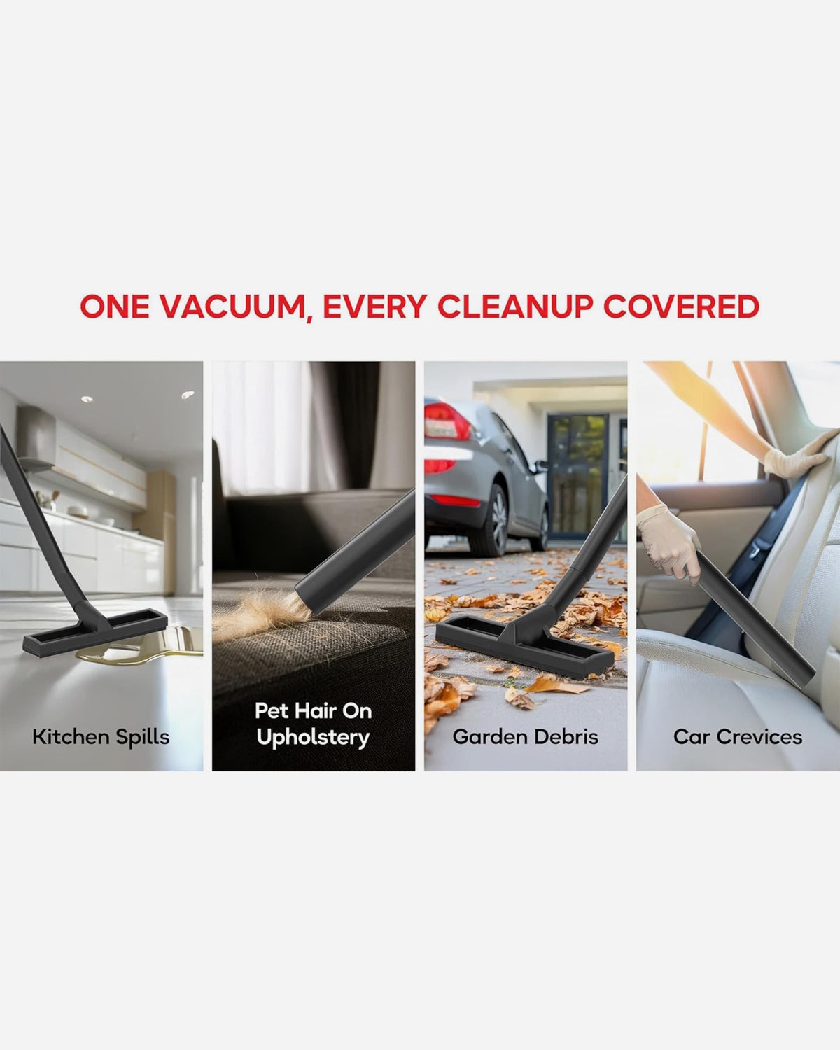 Russell Hobbs K411F Wet Dry Vacuum Cleaner 1200W, 20L