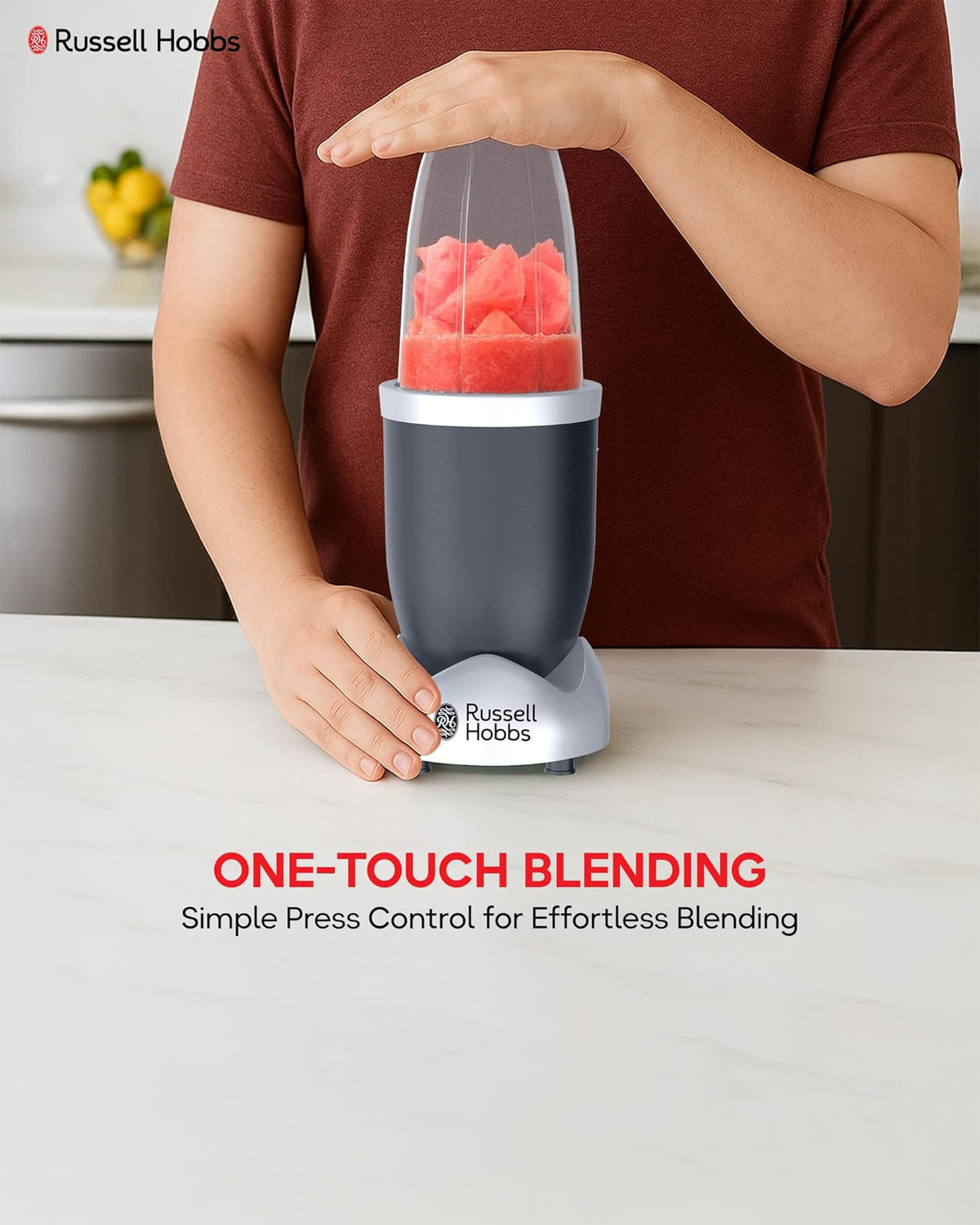 Russell Hobbs 900 Watts All in One Multi-Function High Speed Blender Black NBL02