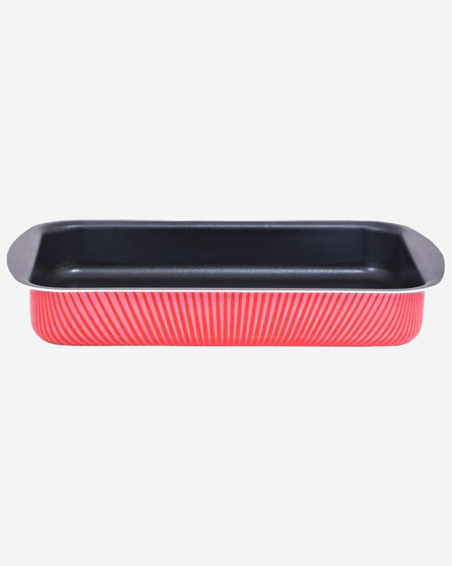 Wilson Non-Stick Stainless Steel Rectangular Baking Tray Red