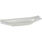 Shallow Ceramic Serving Plate, White, 39.5 cm (15.5") - Elegant and Durable Serving Plate for Any Occasion