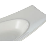 طبق تقديم سيراميك ضحل، أبيض، 39.5 سم (15.5 بوصة) - طبق تقديم أنيق ومتين لأي مناسبة