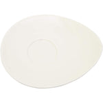 طقم فناجين وصحون صغيرة، 12 قطعة، 90 مل، أبيض، من الخزف العظمي - فناجين شاي أنيقة مع صحون لحفلات الشاي والاستخدام اليومي