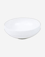 طقم عشاء صيني عظمي من كويزين آرت تشولي لكل وجبة - 12 قطعة | 4 أطباق عشاء قطر (26.4 سم) و4 أطباق جانبية و4 أوعية (قطر 13.3 × ارتفاع 4.7 سم) أطباق بيضاء أنيقة لتناول الطعام اليومي والمناسبات الخاصة