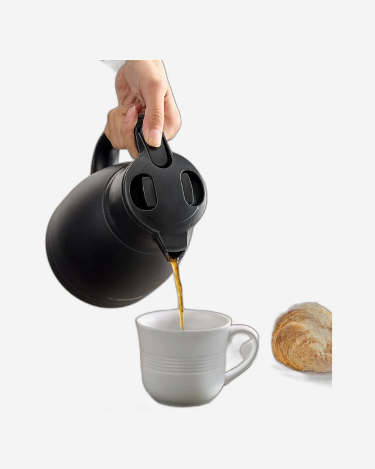 وعاء زوجيروشي هاندي بوت سعة 1 لتر، أسود مطفي