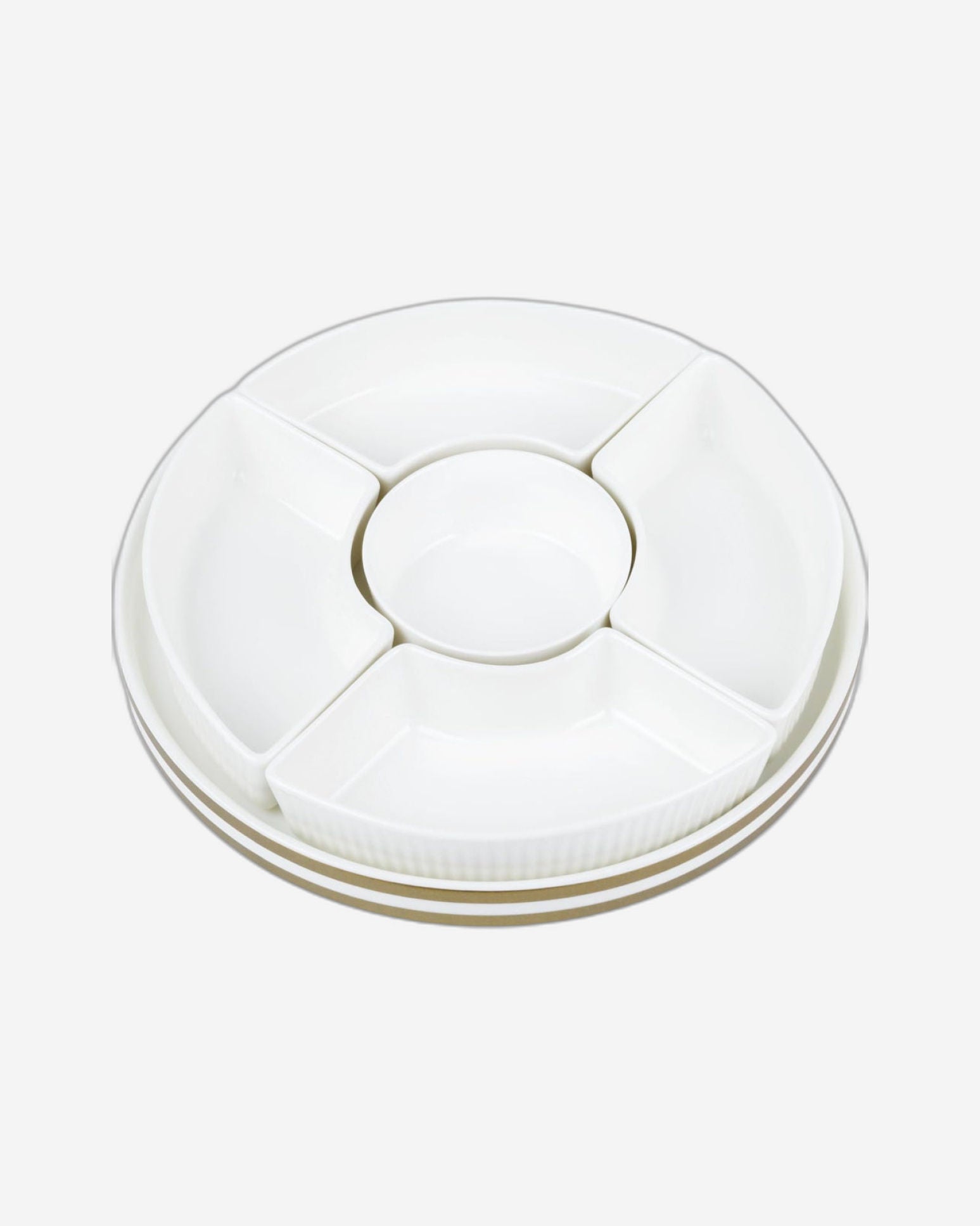 طقم تقديم من البورسلين 