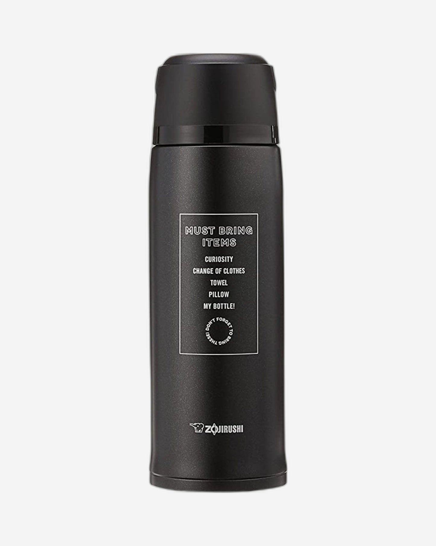 ترمس زوجيروشي أسود بسعة 0-82 لتر مع كوب