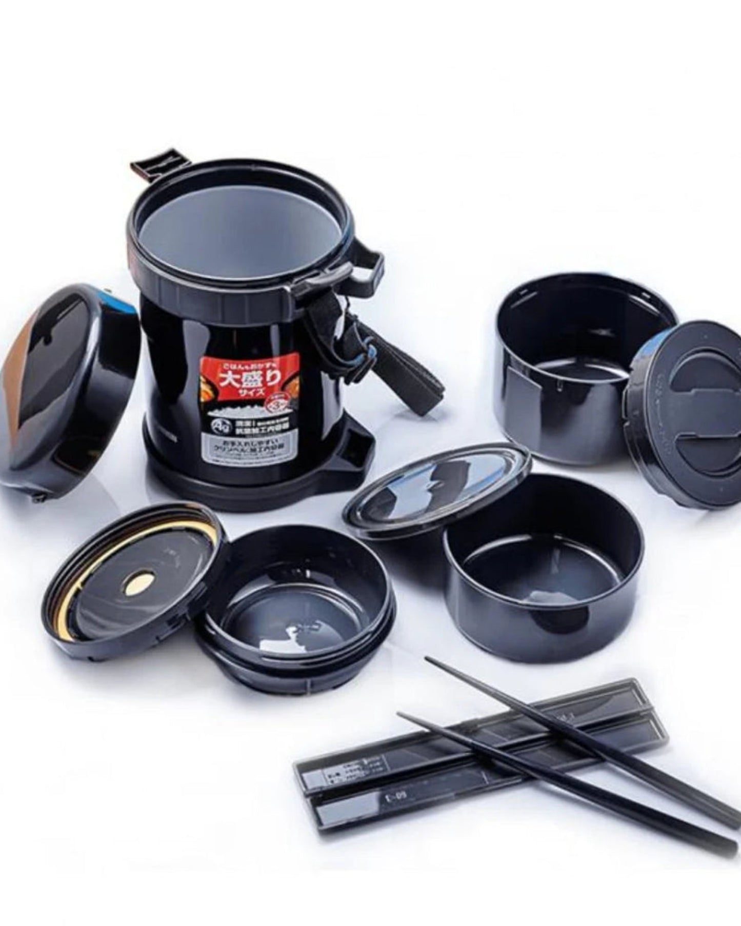 علبة غداء زوجيروشي سوداء سعة 1.27 لتر