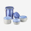 علبة غداء زوجيروشي زرقاء بسعة 0.84 لتر معزولة حرارياً