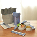 مرطبان غداء مفرغ من الهواء من الفولاذ المقاوم للصدأ من زوجيروشي، سعة 0.84 لتر، أزرق