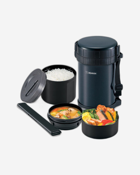 علبة غداء زوجيروشي سوداء سعة 1.47 لتر