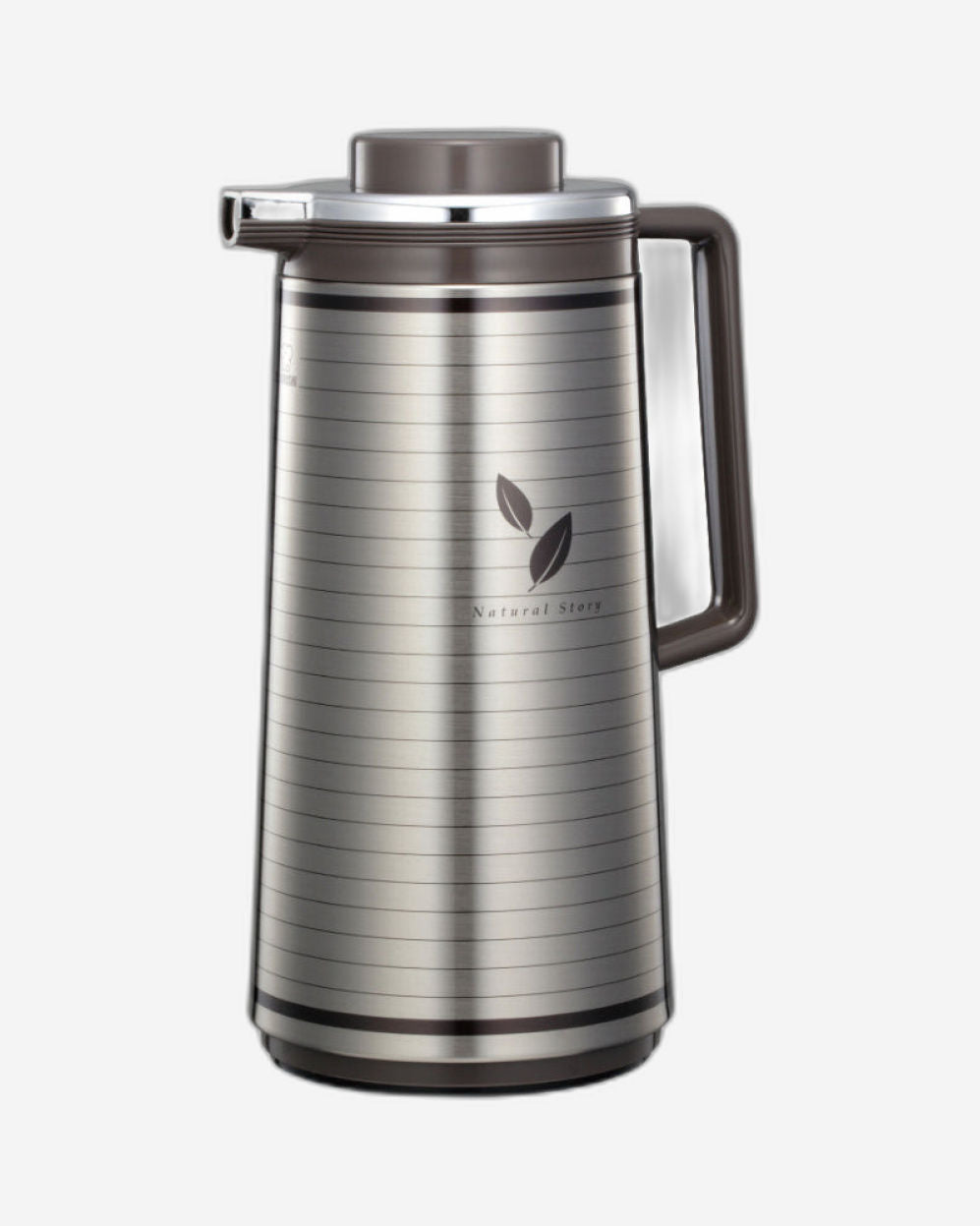 وعاء عملي سعة 1.85 لتر، ورق ساتان