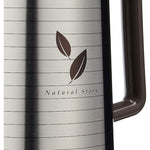 وعاء عملي سعة 1.85 لتر، ورق ساتان