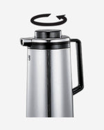 وعاء عملي 1.85 لتر من الفولاذ المقاوم للصدأ.