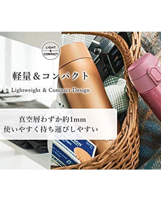 كوب Zojirushi المعزول بالفراغ من الفولاذ المقاوم للصدأ، سعة 12 أونصة