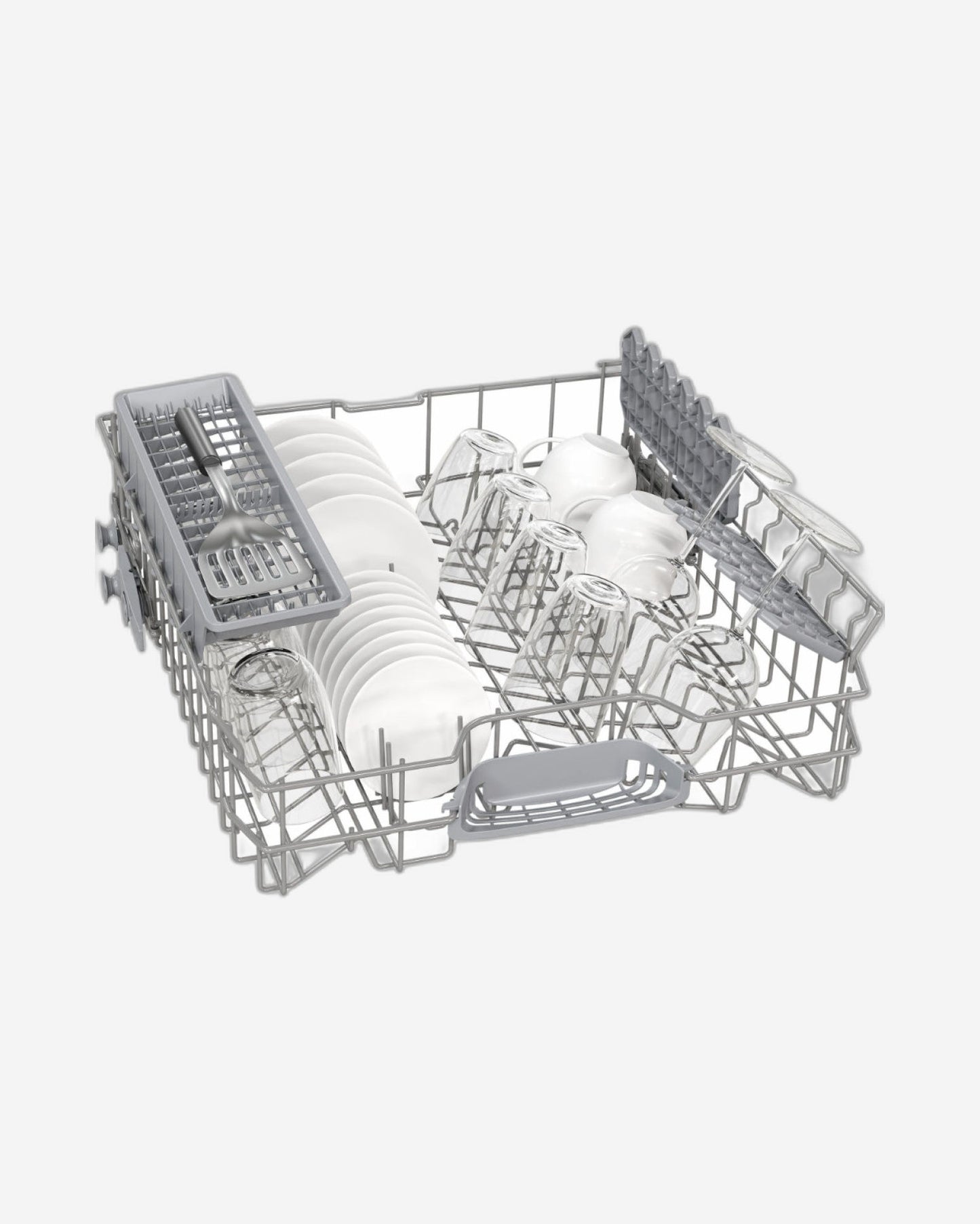 غسالة أطباق بوش سلسلة 2 قائمة بذاتها - SMS26AW00M فضي