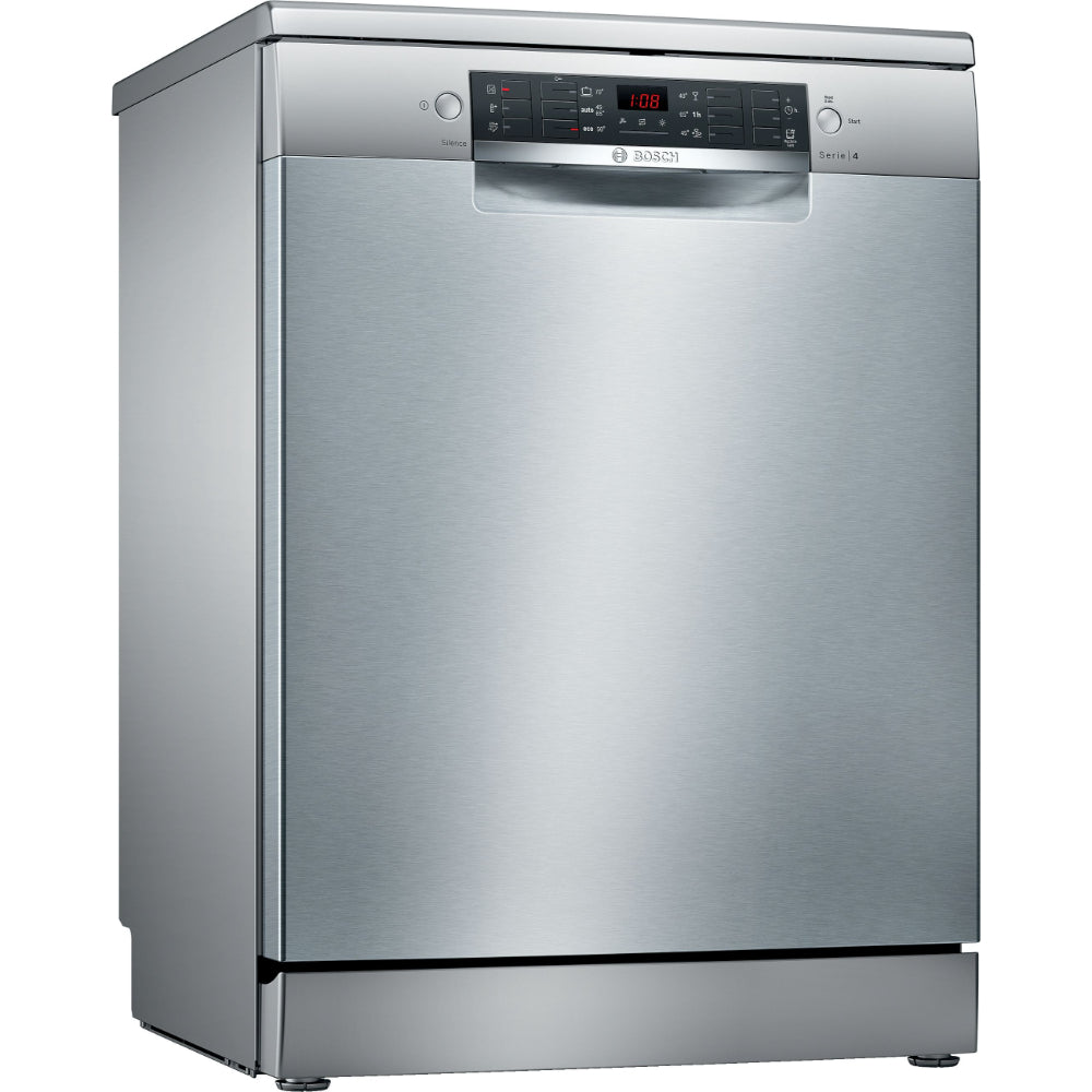 Bosch Series 4 Free-standing Dishwasher, 60 cm, Brushed steel anti-fingerprint SMS46DI00M