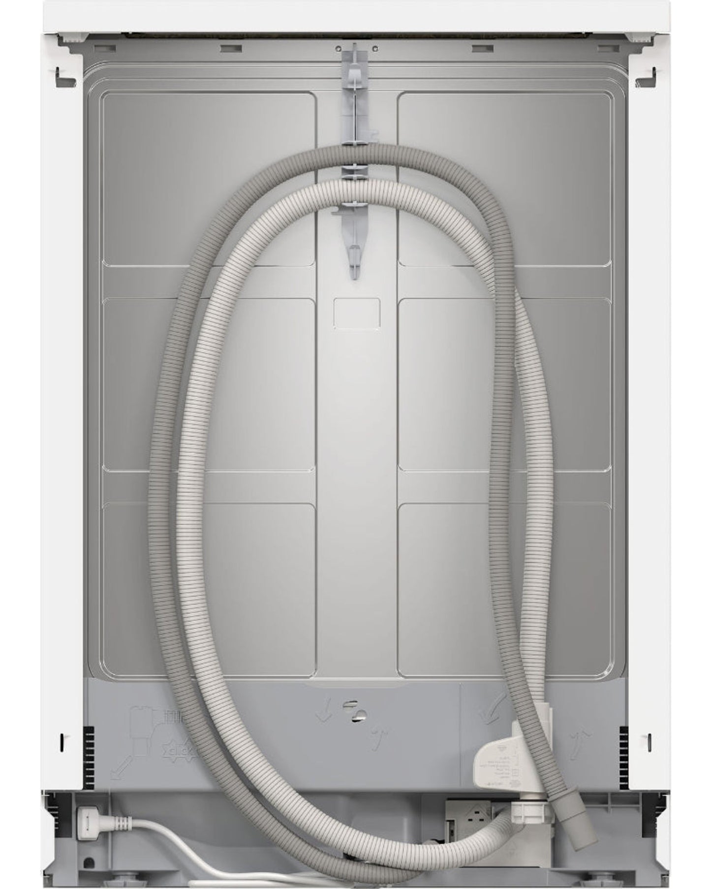 غسالة أطباق بوش سيريز 6، قائمة بذاتها، 60 سم - SMS6HMW76M أبيض