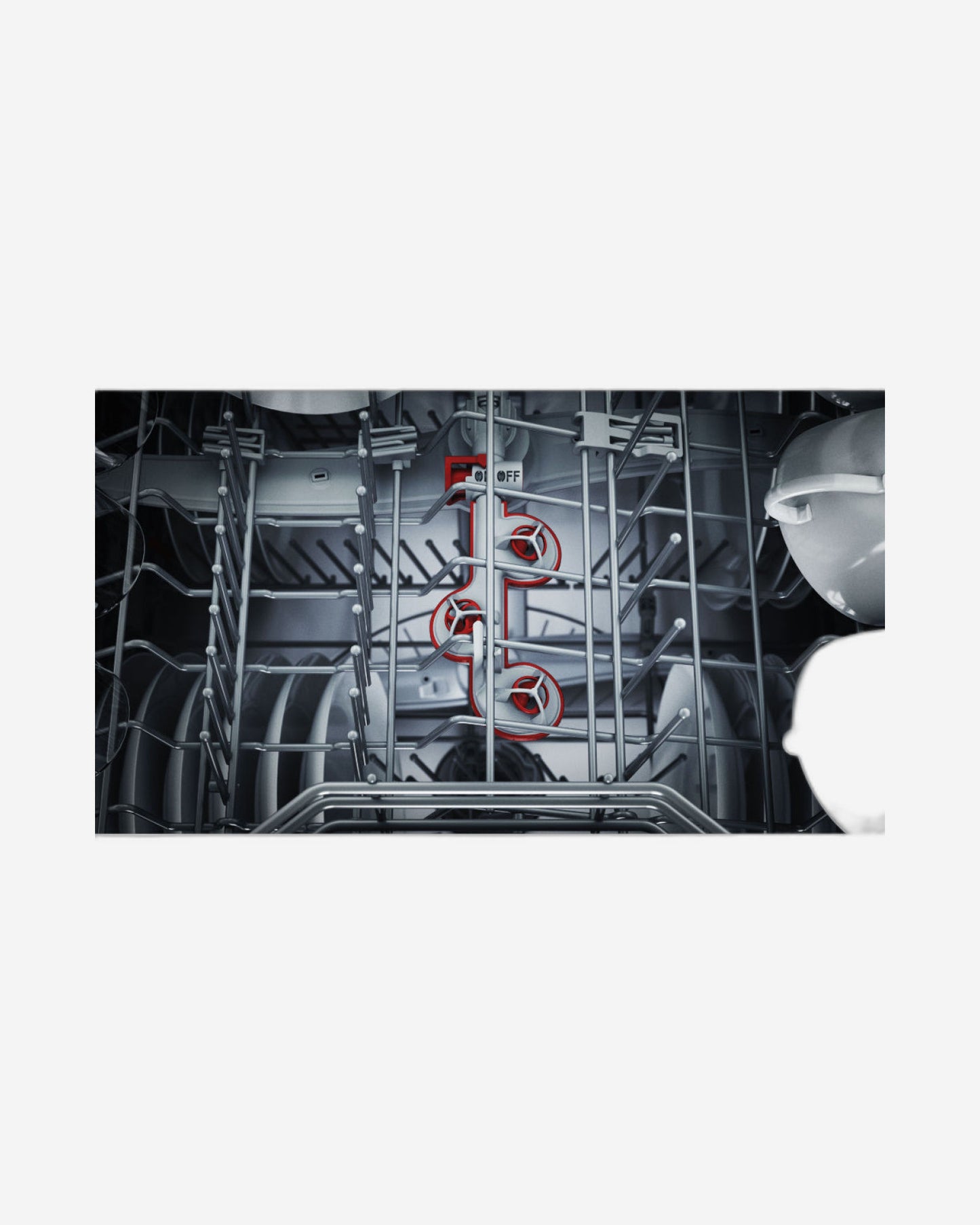 غسالة أطباق بوش سيريز 6، قائمة بذاتها، 60 سم - SMS6HMW76M أبيض