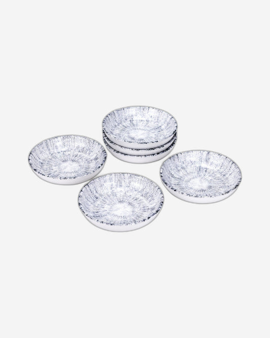 وعاء تقديم سيراميك دائري من إيديسا أستين، مقاس 13 سم، متعدد الألوان (مجموعة من 6 قطع)