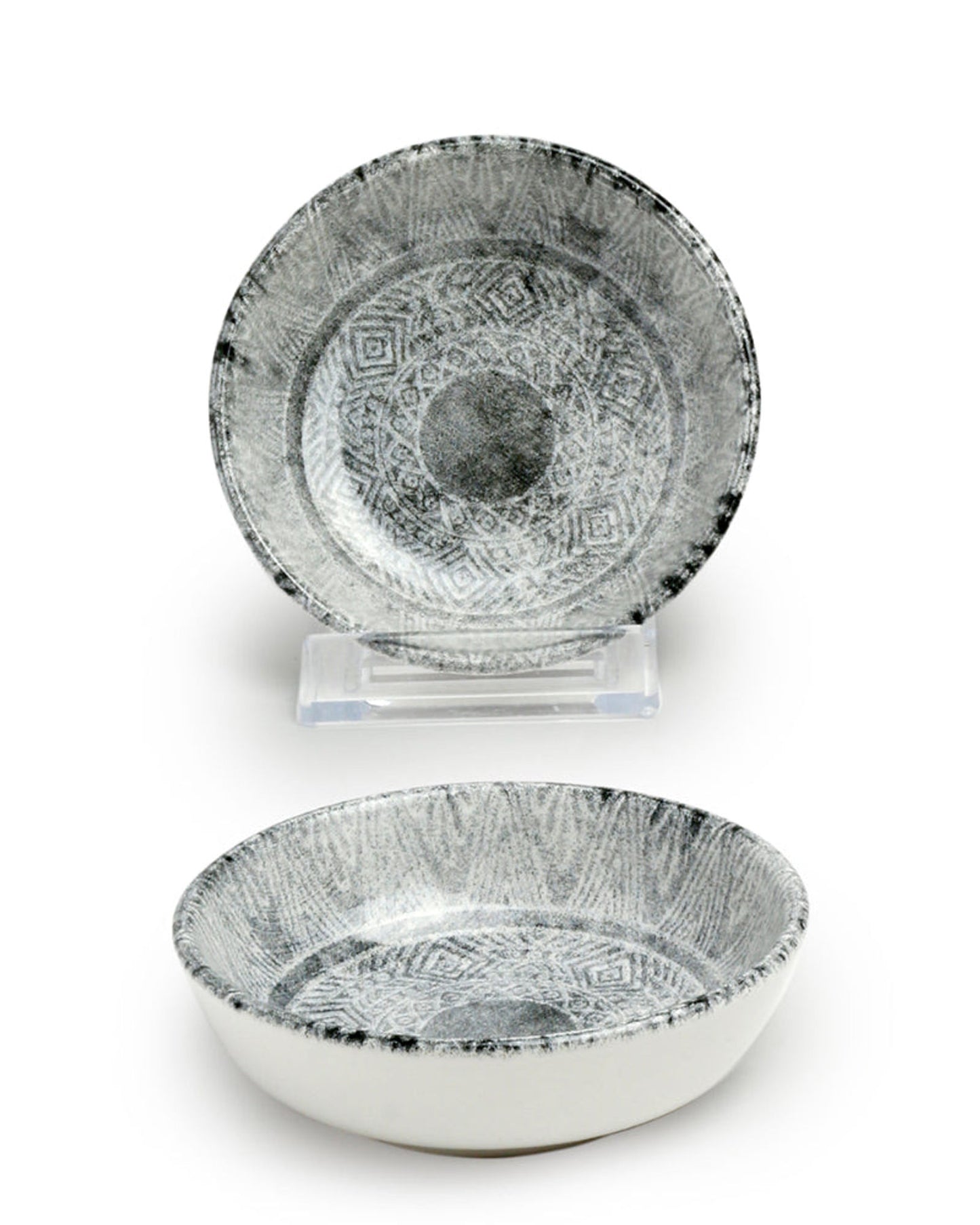 وعاء وجبات خفيفة دائري من سيراميك جينكو من إيديسا، مقاس 10.5 سم (مجموعة من قطعة واحدة)