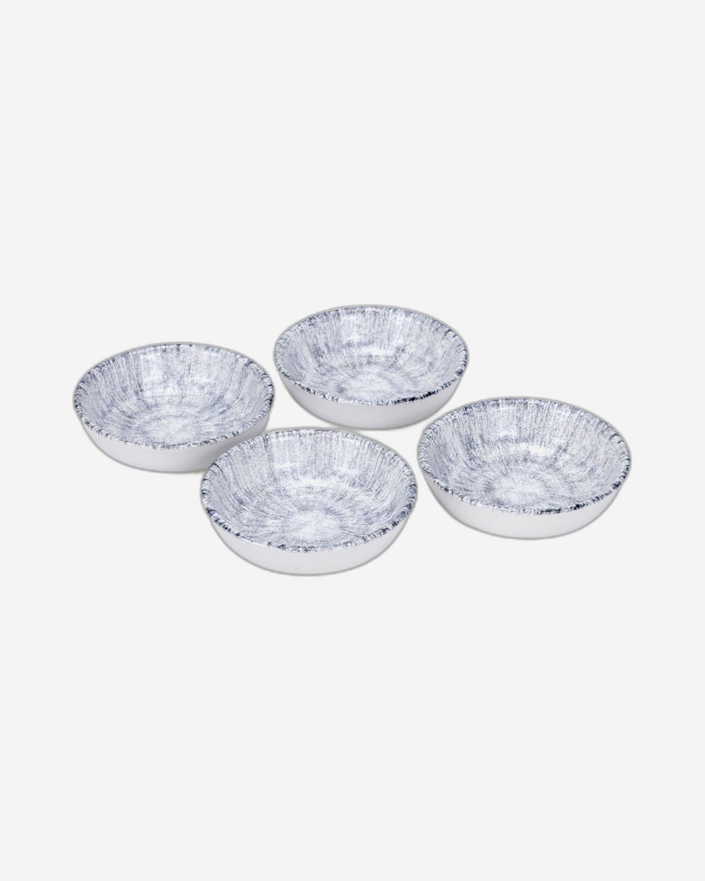 وعاء إيديسا سيراميك أستين دائري للوجبات الخفيفة، مقاس 10.5 سم، متعدد الألوان (مجموعة من 4 قطع)