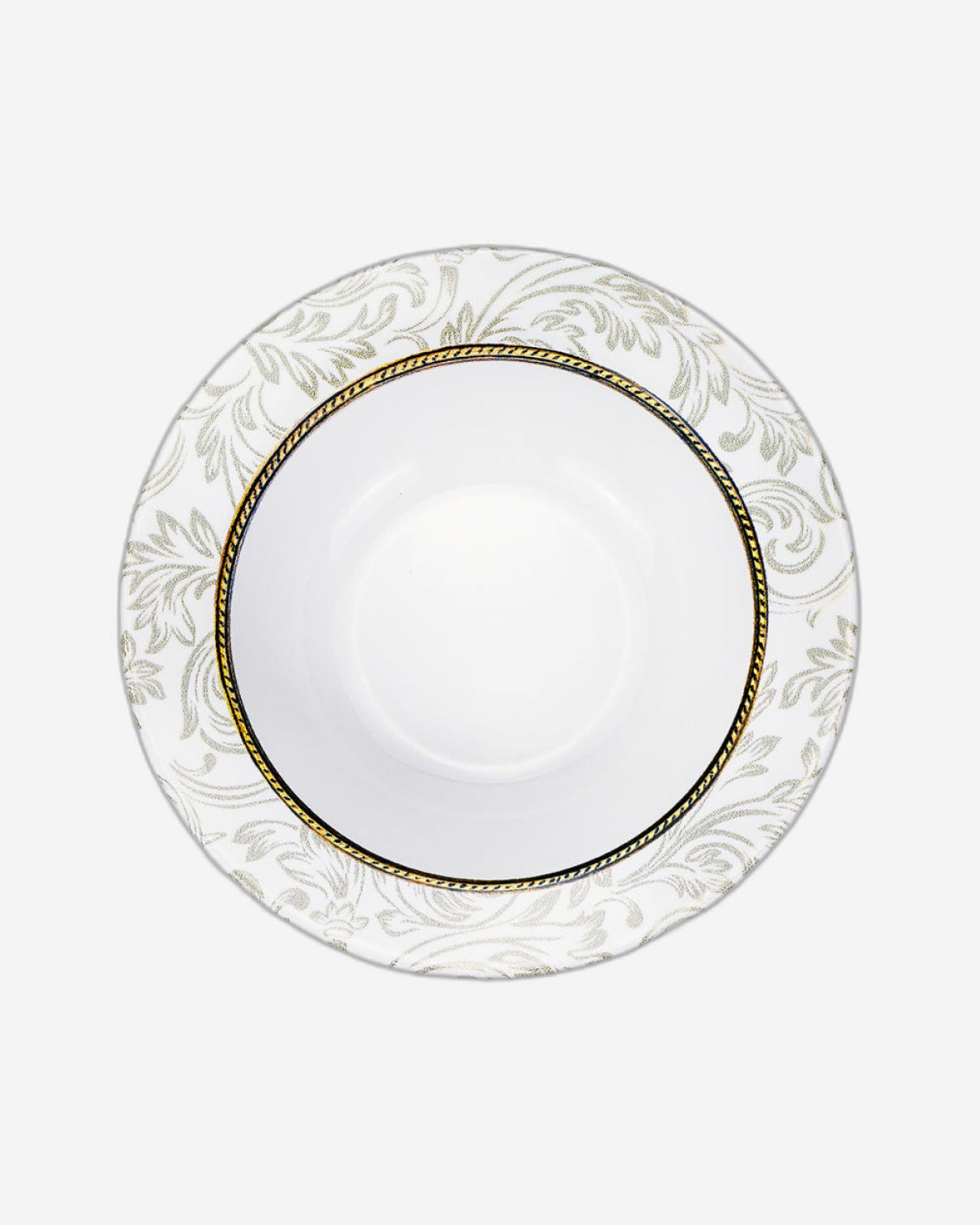 وعاء تقديم دائري من السيراميك إيلانا من إيديسا، مقاس 17 سم، أبيض (مجموعة من قطعة واحدة)