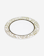 طبق عشاء دائري من السيراميك إيلانا من إيديسا، مقاس 27 سم، أبيض (مجموعة من 4 قطع)