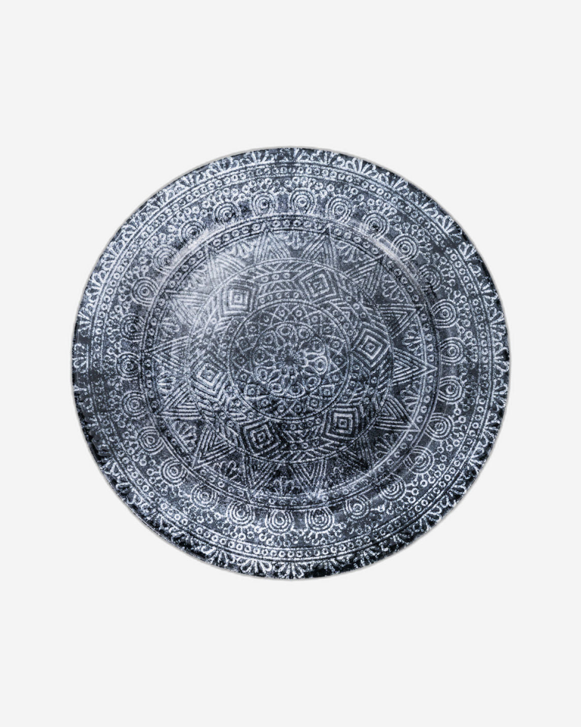 طبق عشاء دائري من سيراميك جينكو من إيديسا، مقاس 27 سم، متعدد الألوان (مجموعة من قطعة واحدة)